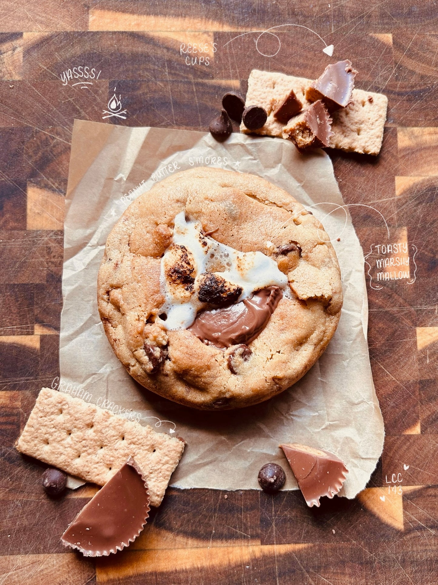 Peanut Butter S’mores Cookie